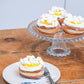 Lemon Meringue Pie ball doughnut, oozing with tangy lemon curd